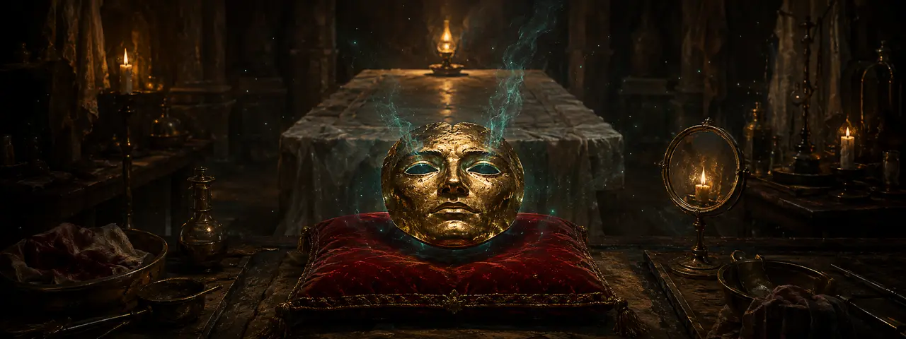 The Gold Death-Mask — artwork